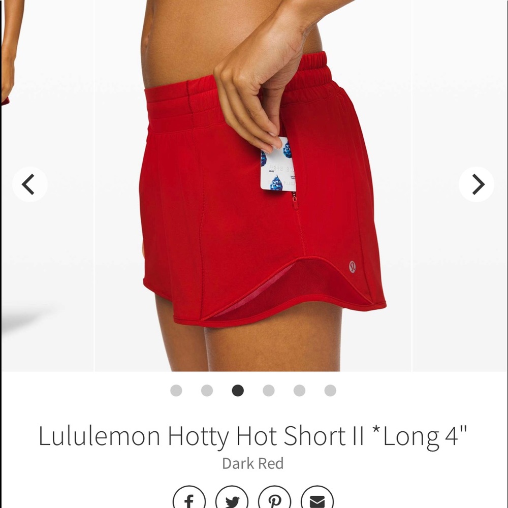 Lululemon Hotty Hot Shorts ❤️